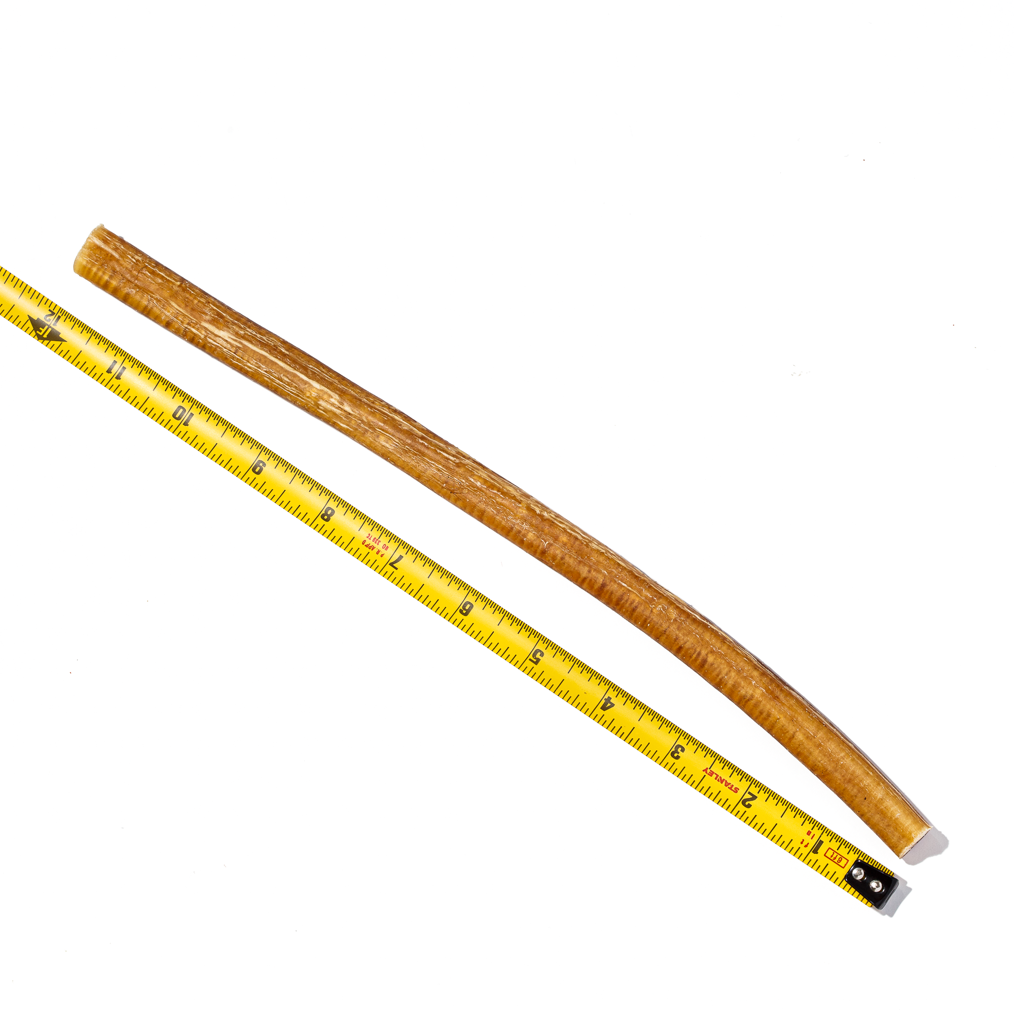 Boneanza Treat Co. Low Odor Standard Bully Stick 12" Single - Mutts & Co.
