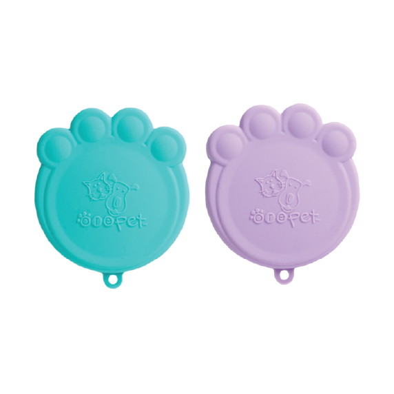 ORE Pet Paw Can Cover Set Aqua & Purple - Mutts & Co.