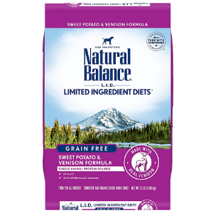 Natural Balance L.I.D. Grain-Free Sweet Potato & Venison Dog Food - Mutts & Co.