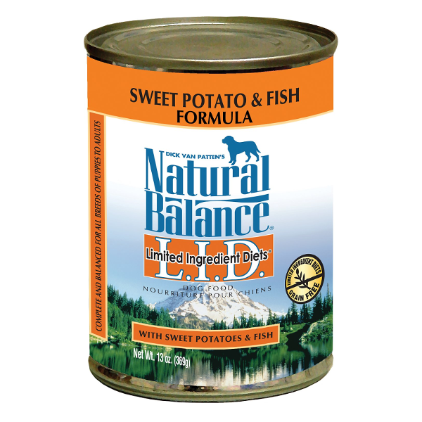 Natural Balance Limited Ingredient Diets Sweet Potatoes & Fish Canned Dog Food 13oz - Mutts & Co.