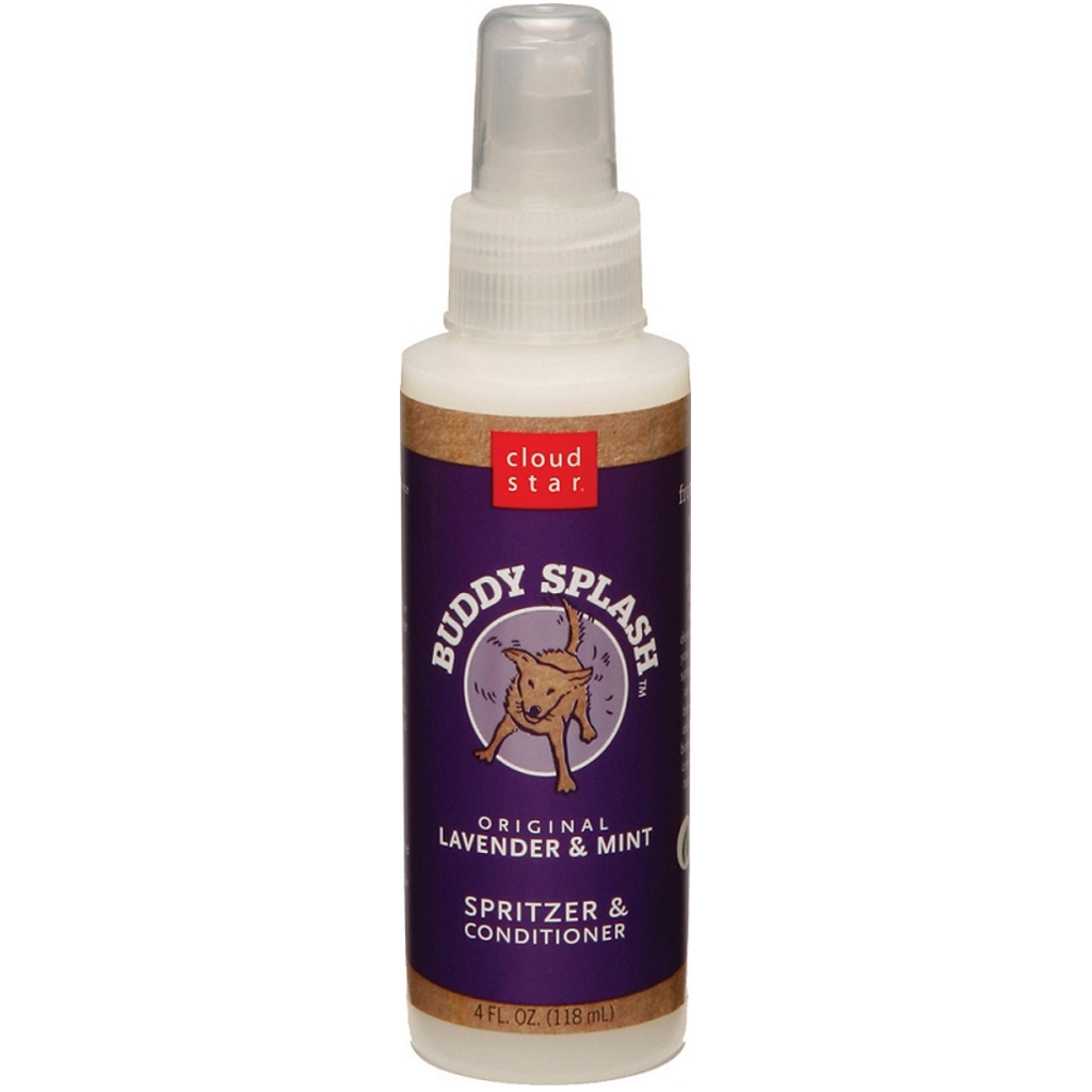 Cloud Star Buddy Splash Original Lavender & Mint Dog Spritzer & Conditioner 4 oz - Mutts & Co.