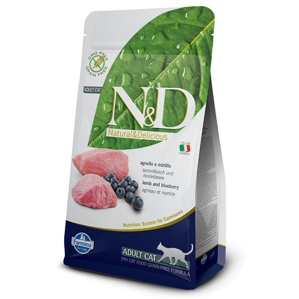 Farmina Prime Lamb & Blueberry Formula Dry Cat Food 3.3 lbs - Mutts & Co.