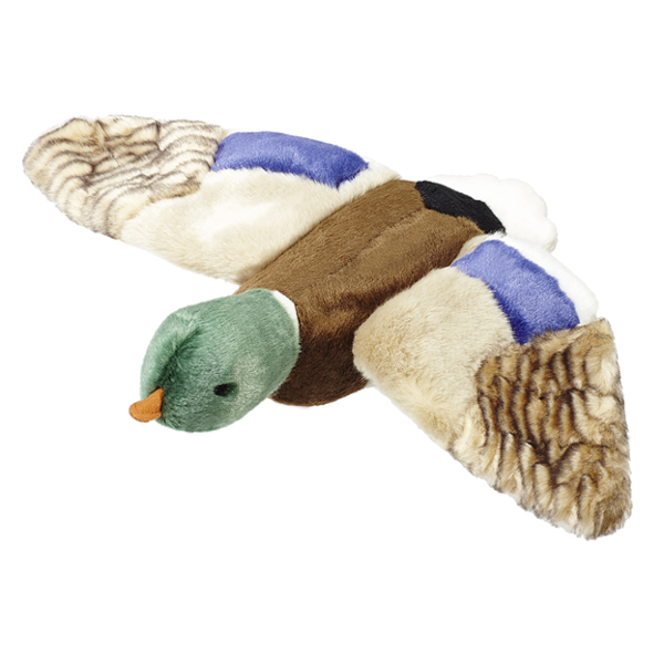 Fluff & Tuff Wally Mallard 13" Plush Dog Toy - Mutts & Co.