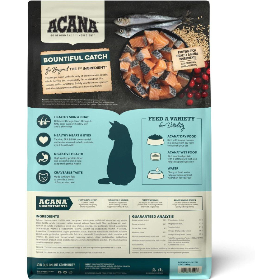 Acana Bountiful Catch Cat Food - Mutts & Co.