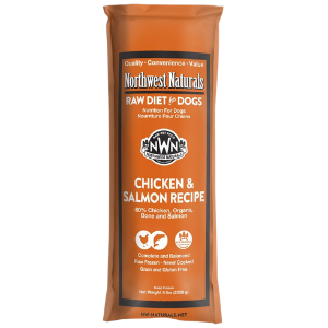 Northwest Naturals Raw Frozen Chicken & Salmon Chub Dog Food 5 lb - Mutts & Co.