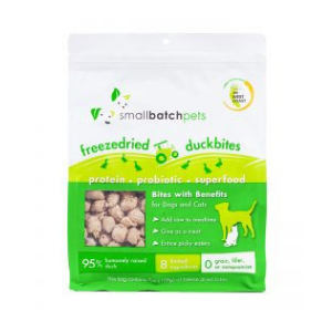Small Batch Freeze Dried Duck Bites Dog Treats, 7 oz - Mutts & Co.