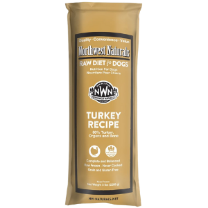 Northwest Naturals Raw Frozen Turkey Chub Dog Food 5 lb - Mutts & Co.