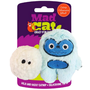 R2P Pet Mad Cat Yowlin' Yeti 2PK Catnip Cat Toy - Mutts & Co.