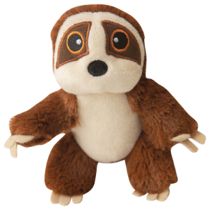 SnugArooz Baby Sasha the Sloth 5" Plush Dog Toy - Mutts & Co.