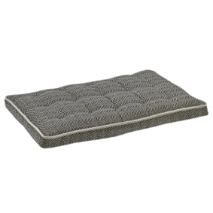 Bowsers Luxury Crate Mattress Microvelvet Herring Bone - Mutts & Co.