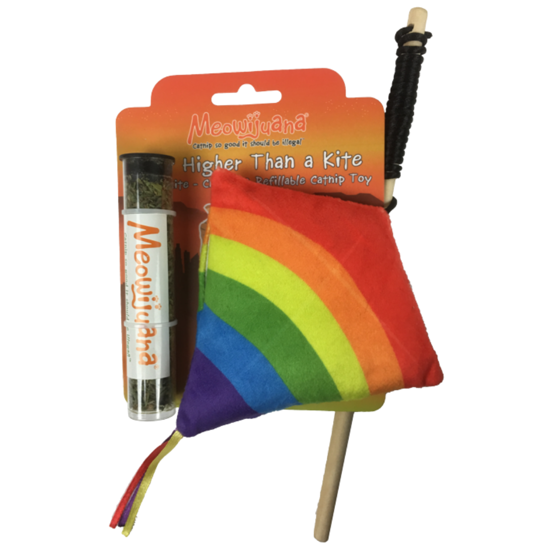Meowijuana Catnip Get Higher Kite Cat Toy - Mutts & Co.