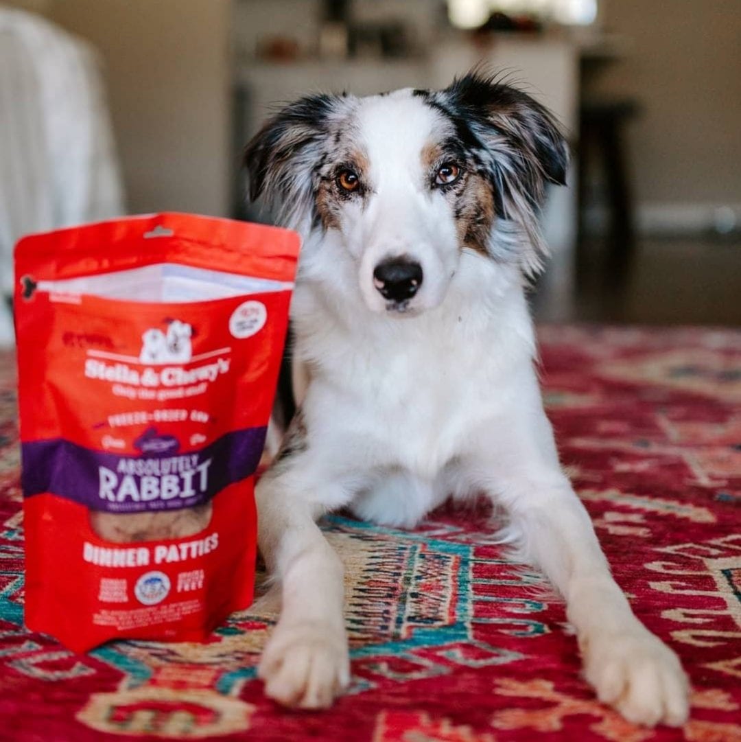 Stella & Chewy's Absolutely Rabbit Dinner Patties Freeze-Dried Dog Food - Mutts & Co.