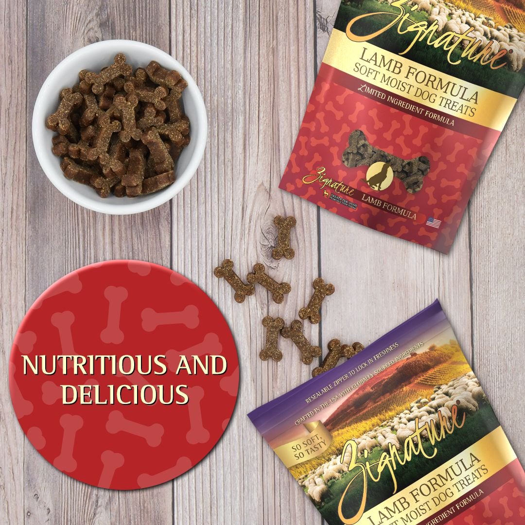 Zignature Lamb Formula Soft & Chewy Dog Treats 4 oz - Mutts & Co.