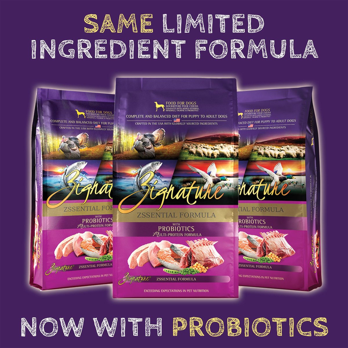 Zignature Zssential Multi-Protein Formula Dry Dog Food - Mutts & Co.
