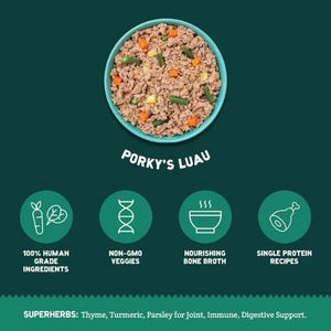 A Pup Above Grain-Free Porky's Luau Gently Cooked Dog Food - Mutts & Co.