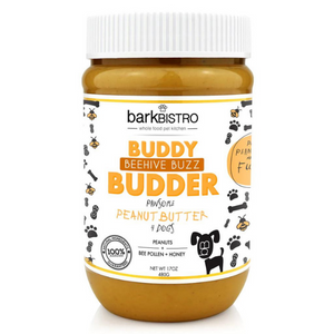 Bark Bistro Beehive Buzz Buddy Budder with Bee Pollen 17 oz - Mutts & Co.