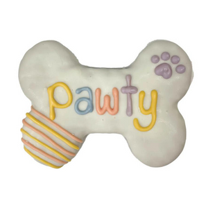 Bosco & Roxy's Prepackaged Pawty Bone Dog Treat - Mutts & Co.