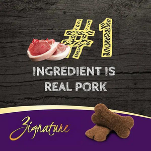 Zignature Ziggy Bars Pork Formula Crunchy Dog Treats 12oz - Mutts & Co.
