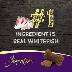 Zignature Ziggy Bars Whitefish Formula Crunchy Dog Treats 12oz - Mutts & Co.