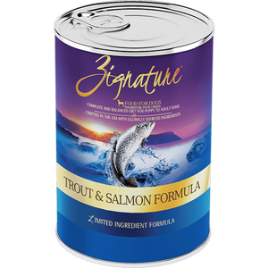Zignature Trout & Salmon Limited Ingredient Formula Canned Dog Food 13oz - Mutts & Co.