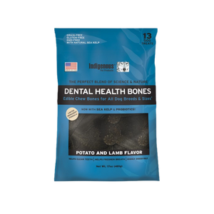 Indigenous Dental Health Bones Potato & Lamb Flavor, 17 oz - Mutts & Co.