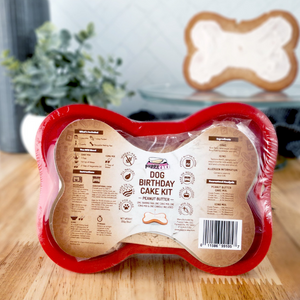 Puppy Cake Dog Birthday Cake Kit Peanut Butter - Mutts & Co.