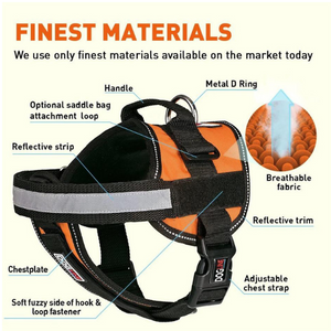 Dogline Unimax Multi-Purpose Dog Harness Black - Mutts & Co.