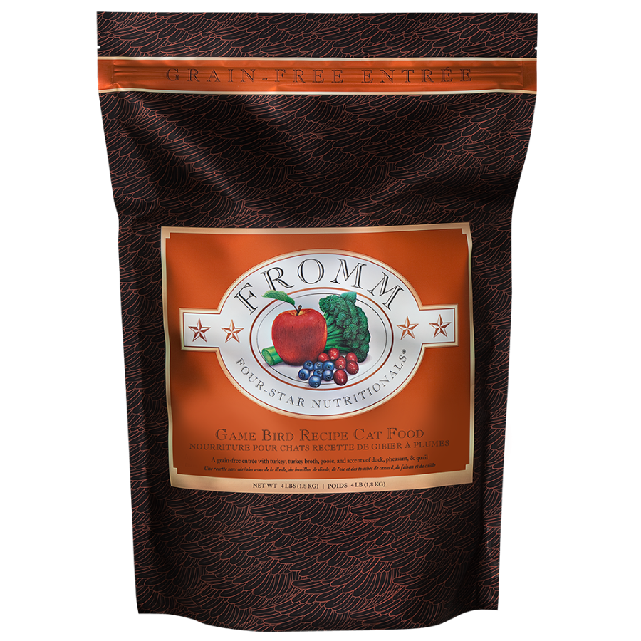Fromm Four-Star Grain-Free Game Bird Recipe Cat Food - Mutts & Co.