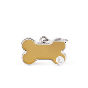 MyFamily Handmade Collection Bone Tag Brown - Mutts & Co.