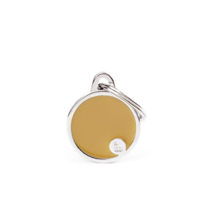 MyFamily Handmade Collection Circle Tag Brown - Mutts & Co.