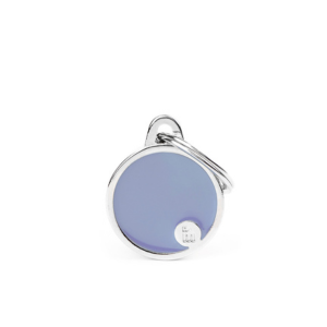 MyFamily Handmade Collection Circle Tag Lilac - Mutts & Co.