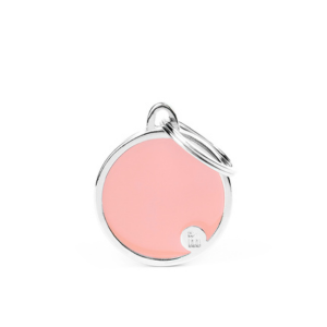 MyFamily Handmade Collection Circle Tag Pink - Mutts & Co.