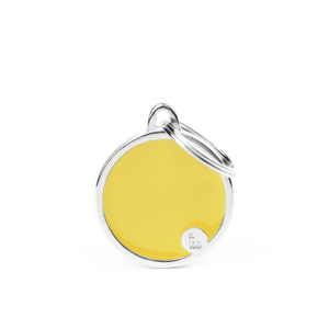 MyFamily Handmade Collection Circle Tag Yellow - Mutts & Co.