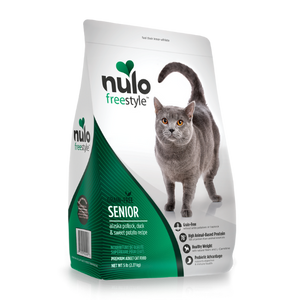 Nulo Freestyle Senior Alaska Pollock, Duck & Sweet Potato Recipe Grain-Free Dry Cat Food - Mutts & Co.