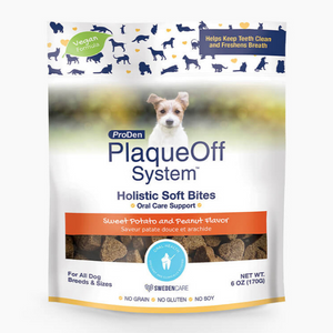 Proden PlaqueOff Holistic Soft Bites Sweet Potato & Peanut Butter 6 oz - Mutts & Co.