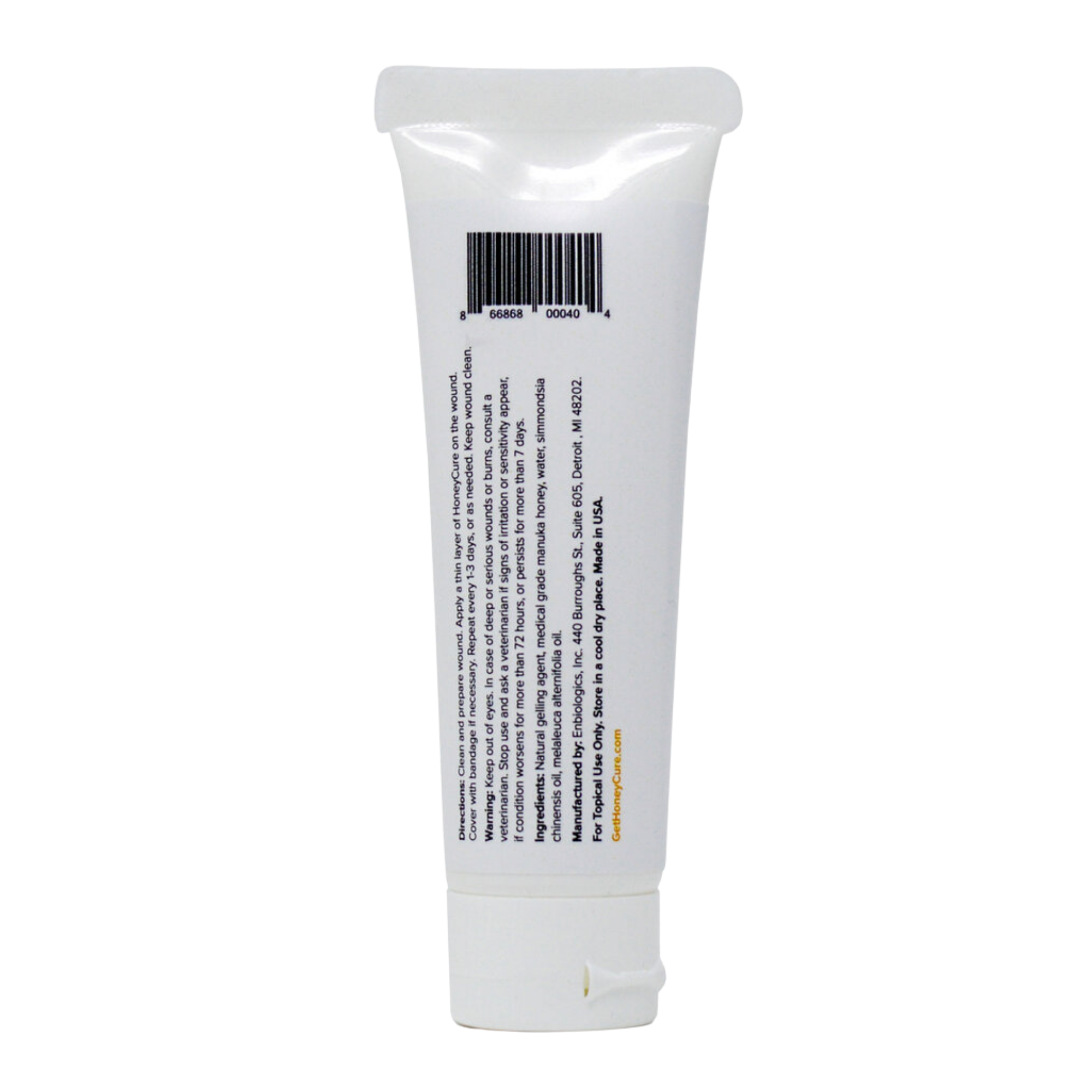 HoneyCure Wound Care 1 oz Tube - Mutts & Co.