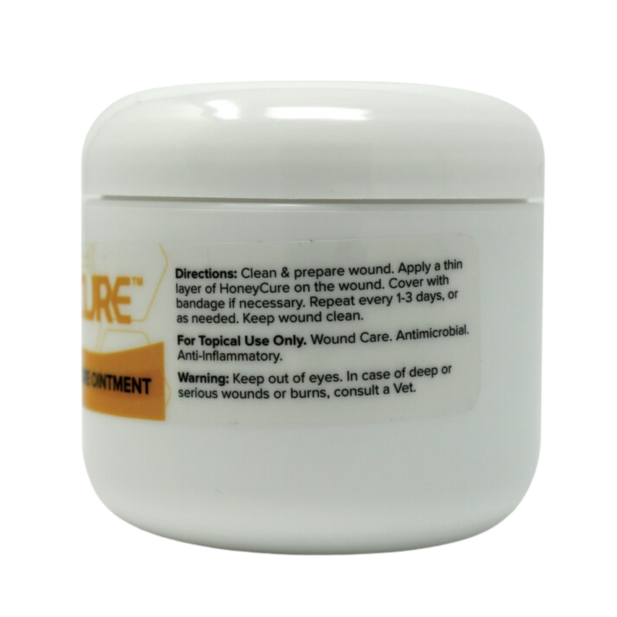 HoneyCure Wound Care 2 oz Jar - Mutts & Co.