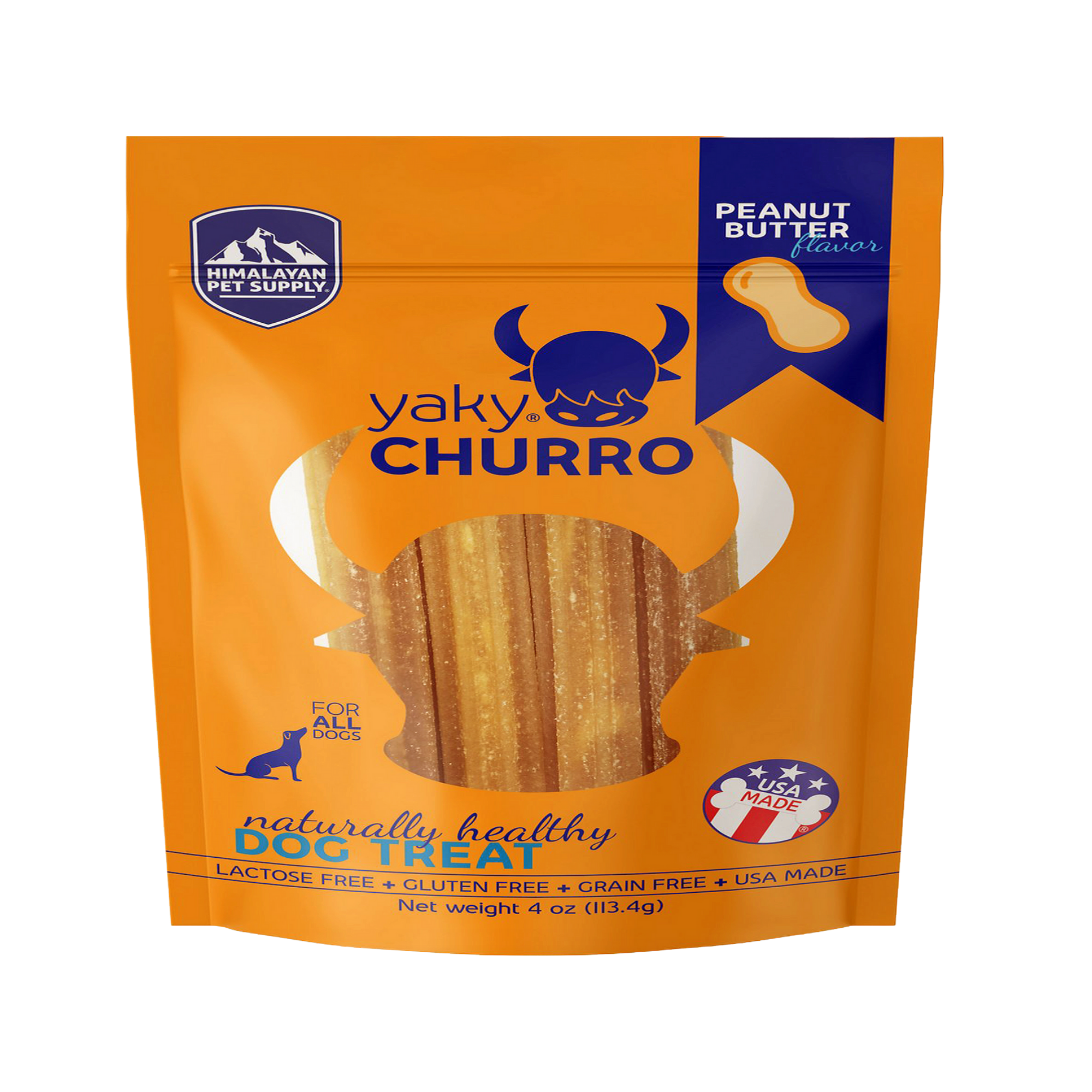 Himalayan YakyCHURRO Himalayan Peanut Butter Dog Treat, 4.9-oz - Mutts & Co.