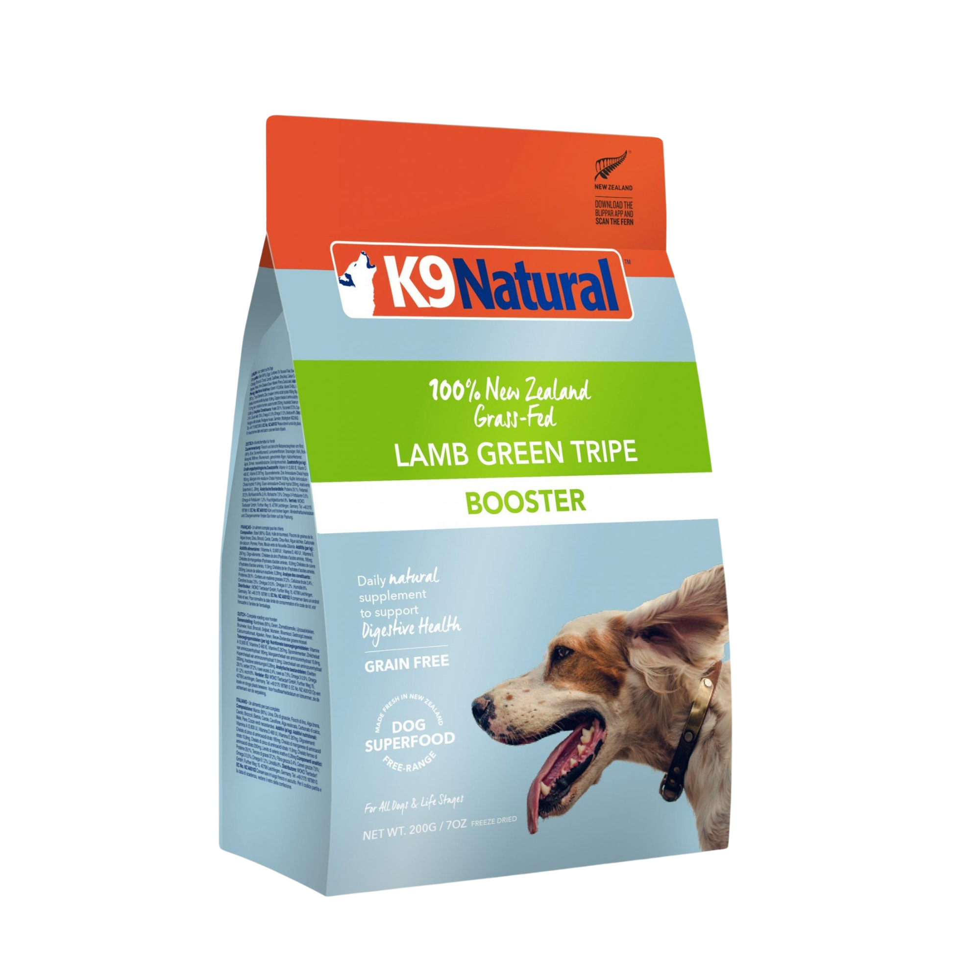 K9 Natural Dog Freeze-Dried Lamb Green Tripe Booster 7 oz - Mutts & Co.