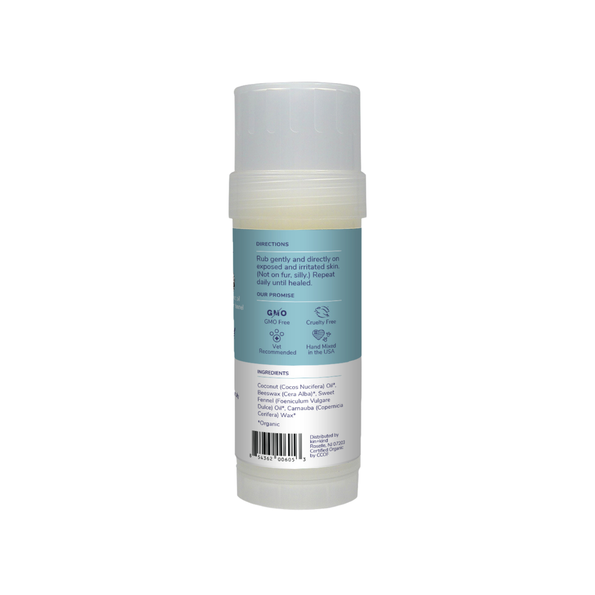 Kin+Kind Organic Hot Spot Relief Stick, 2.3 oz - Mutts & Co.