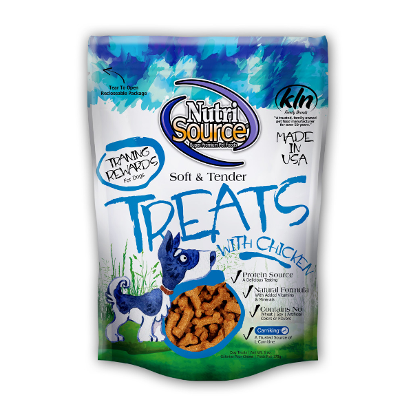 NutriSource Soft & Tender Chicken Dog Treats, 6-oz bag - Mutts & Co.
